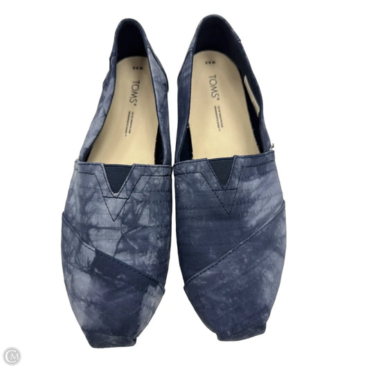 Shoes Flats By Toms In Blue, Size: 8.5