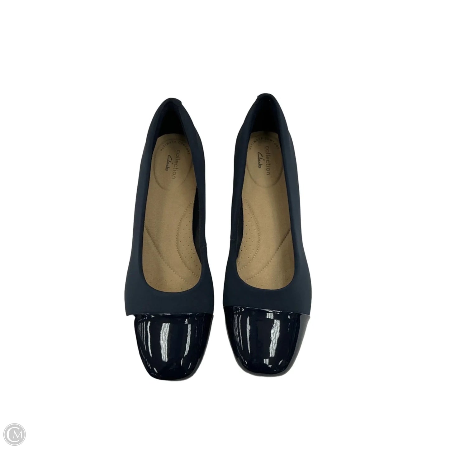 Shoes Heels Block By Clarks In Blue, Size: 9