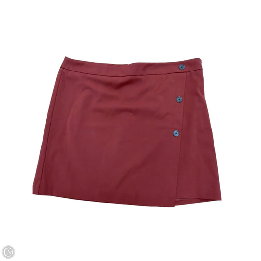 Skirt Mini & Short By Loft In Orange, Size: Xl