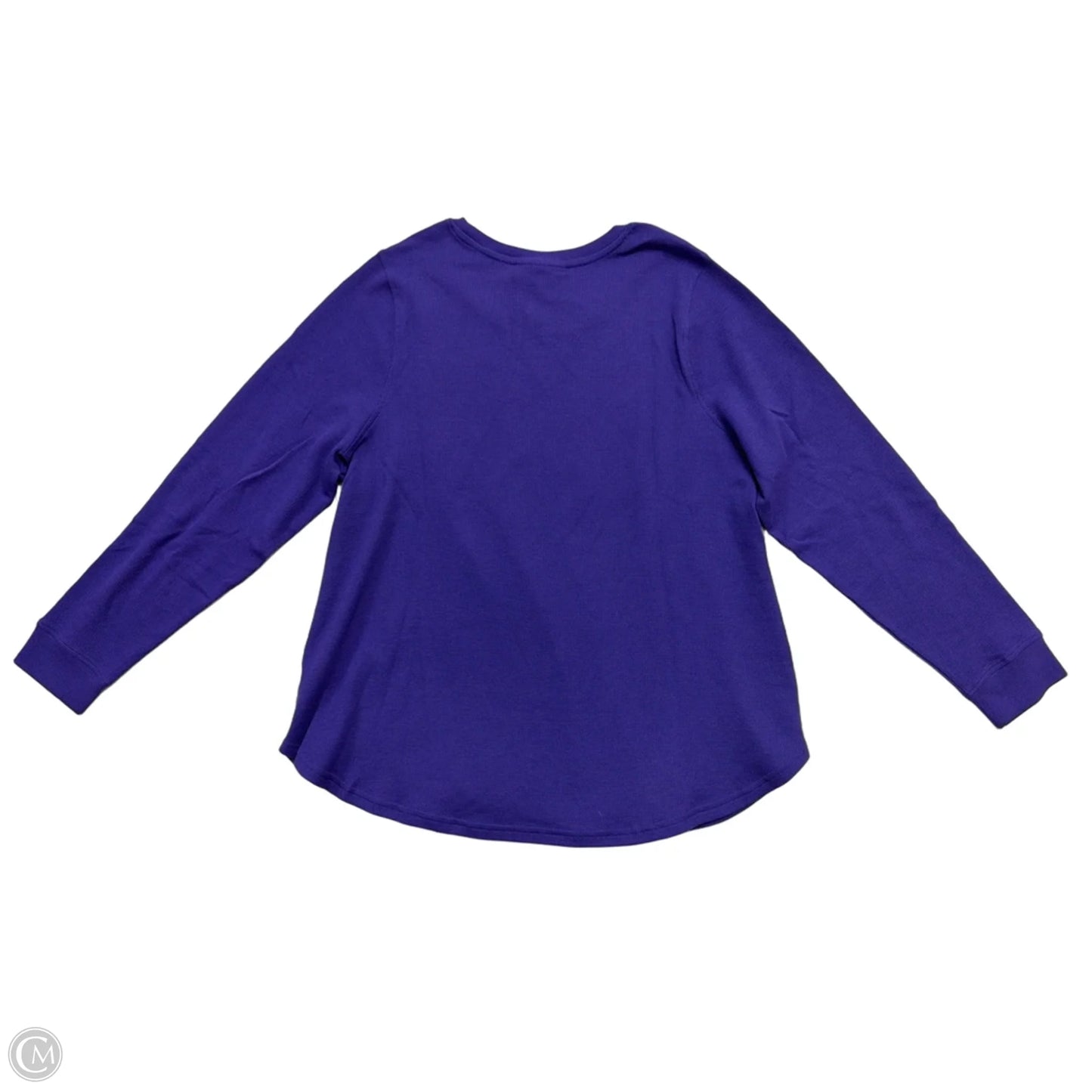 Top Long Sleeve By Lane Bryant In Purple, Size: 1x