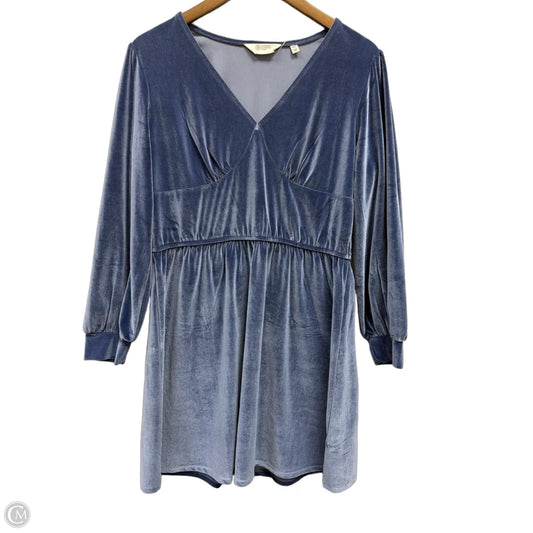 Dress Casual Short By Candace Cameron Bure In Blue, Size: Mp