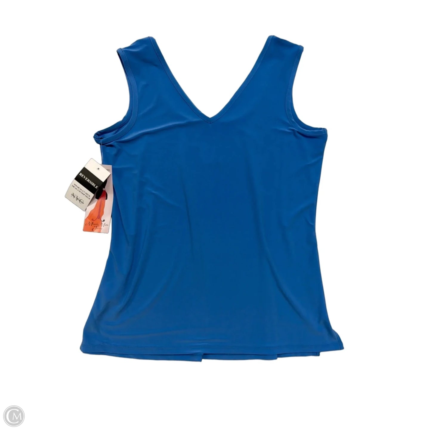 Tank Top By Nina Leonard In Blue, Size: M