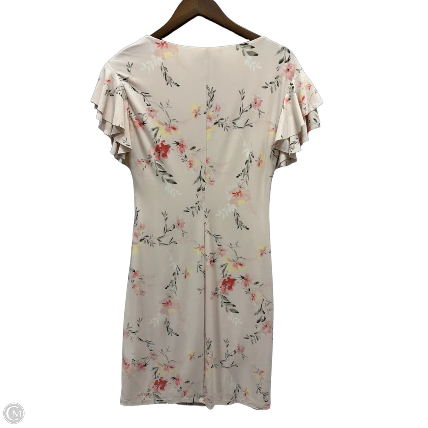 Dress Casual Midi By Lauren By Ralph Lauren In Floral Print, Size: S