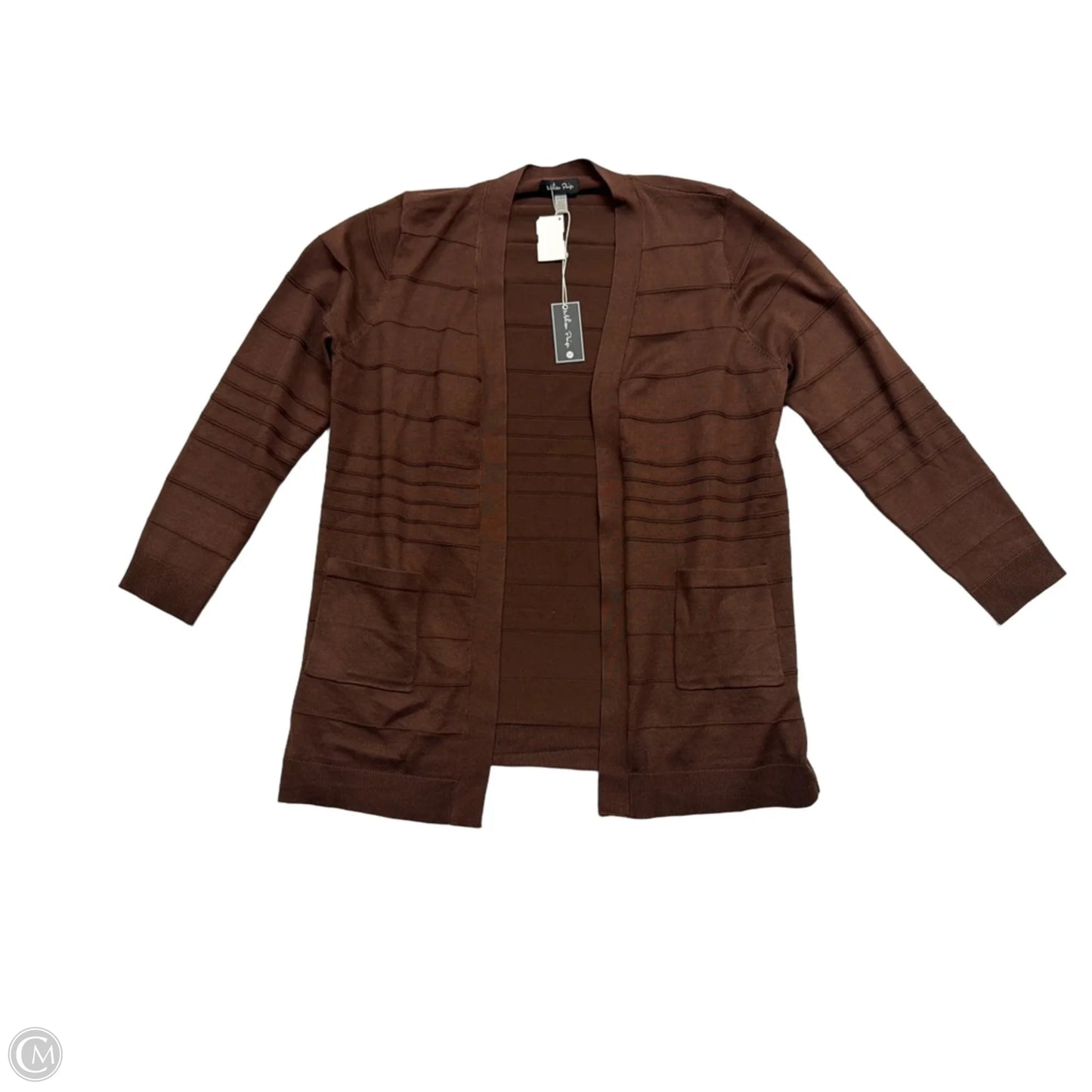 Cardigan By Melissa Paige In Brown, Size: Xl