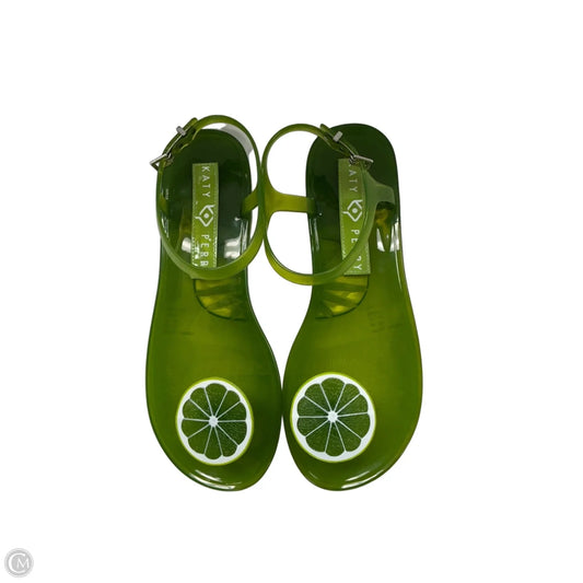 Sandals Flats By Katy Perry In Green, Size: 9
