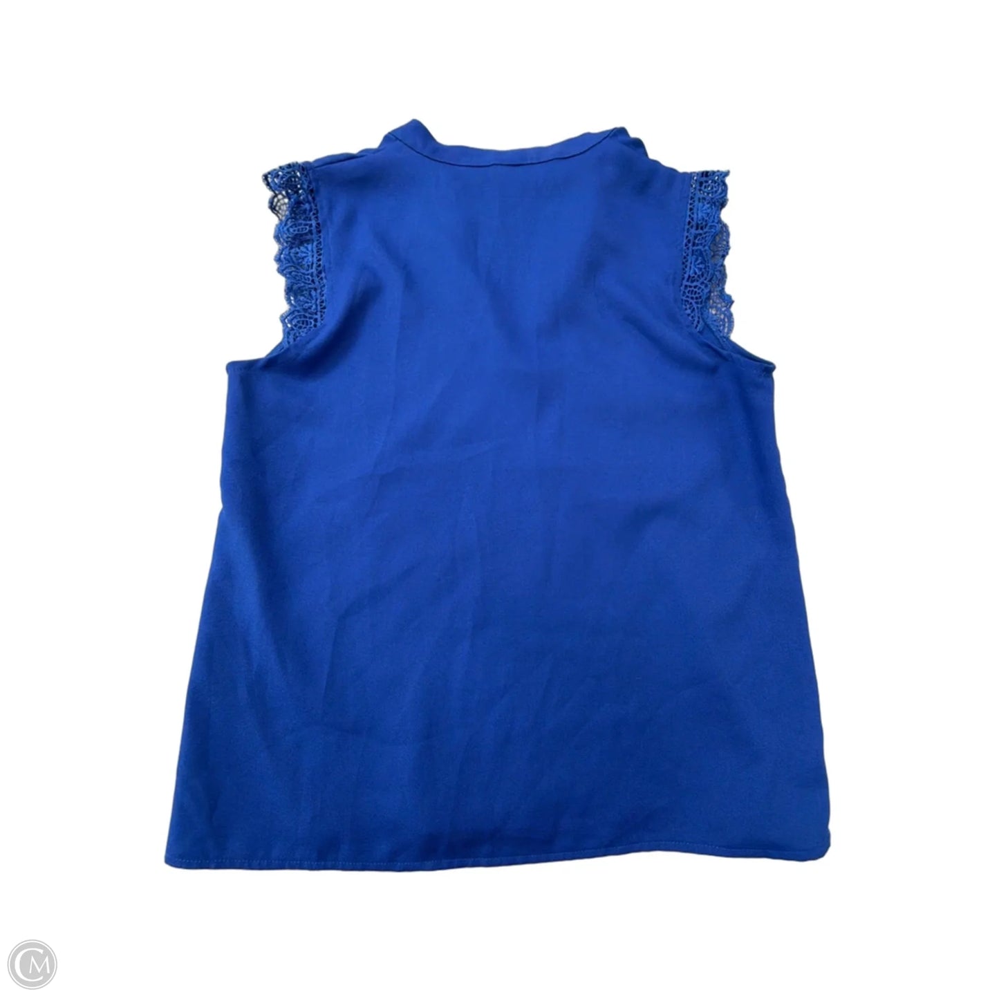Top Sleeveless By Clothes Mentor In Blue, Size: M