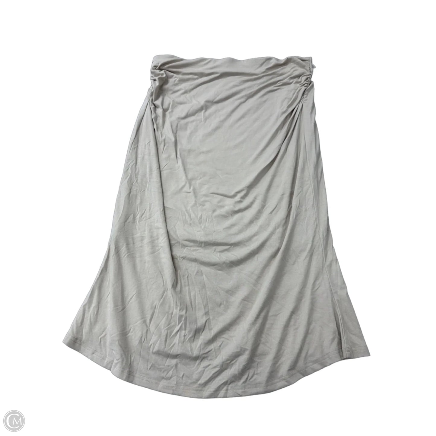 Skirt Midi By ogl In Beige, Size: 2x