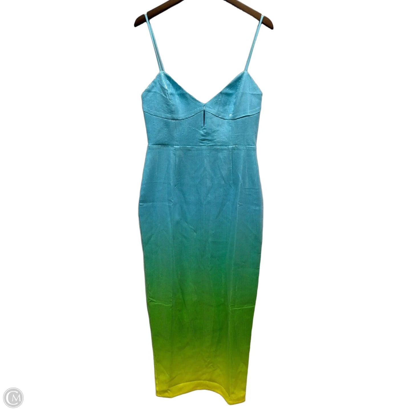 Dress Party Long By Runaway In Blue & Green, Size: L