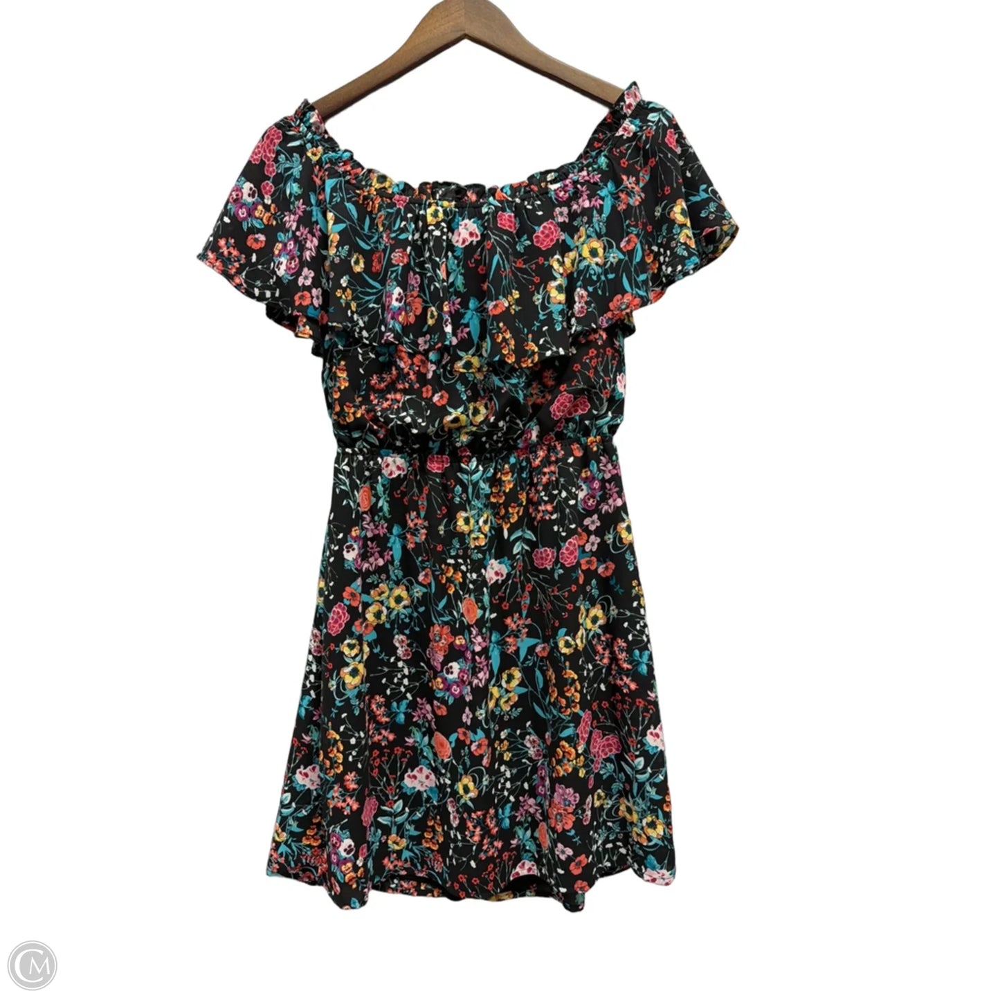 Dress Casual Short By Express In Floral Print, Size: S