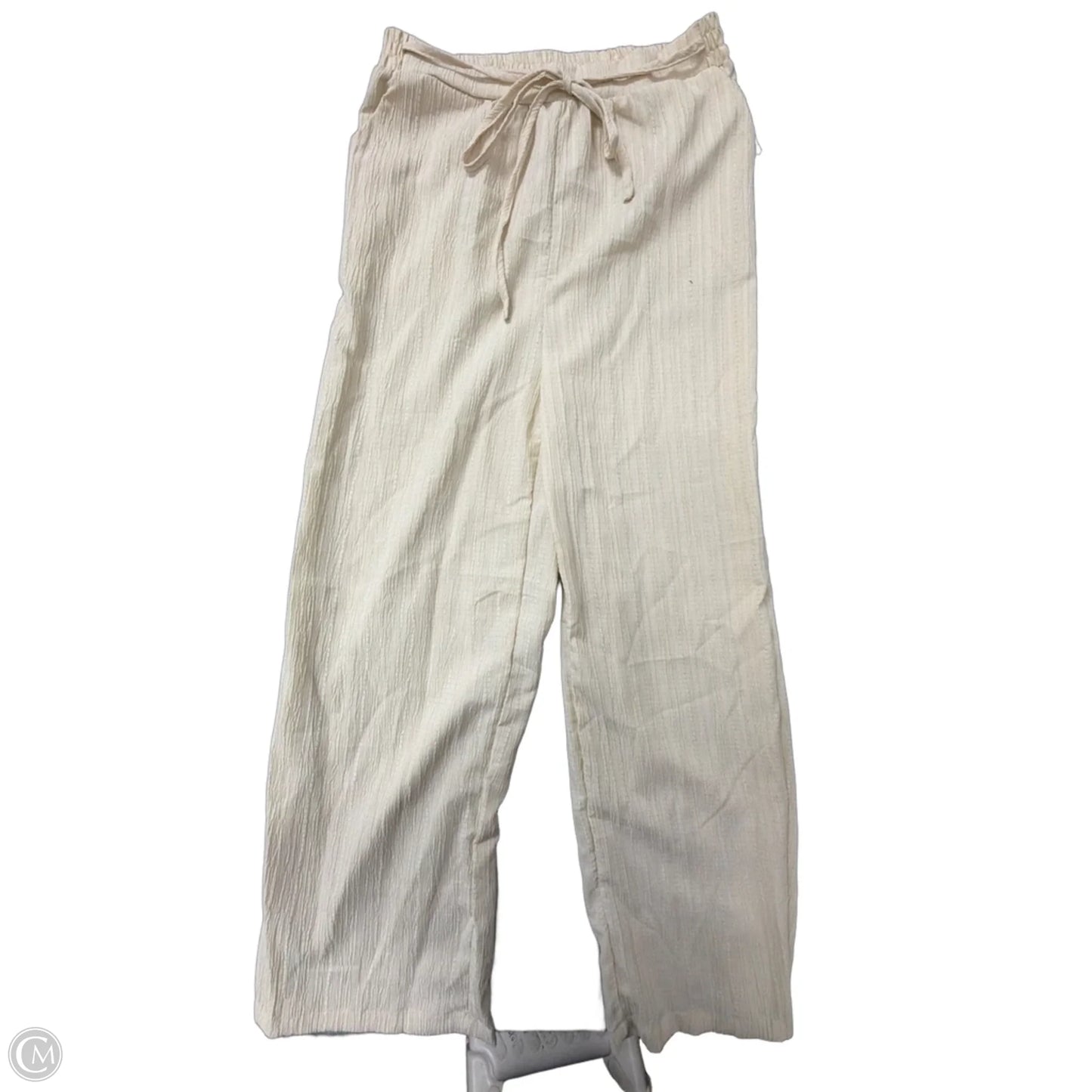 Pants Linen By Shein In Yellow, Size: 8