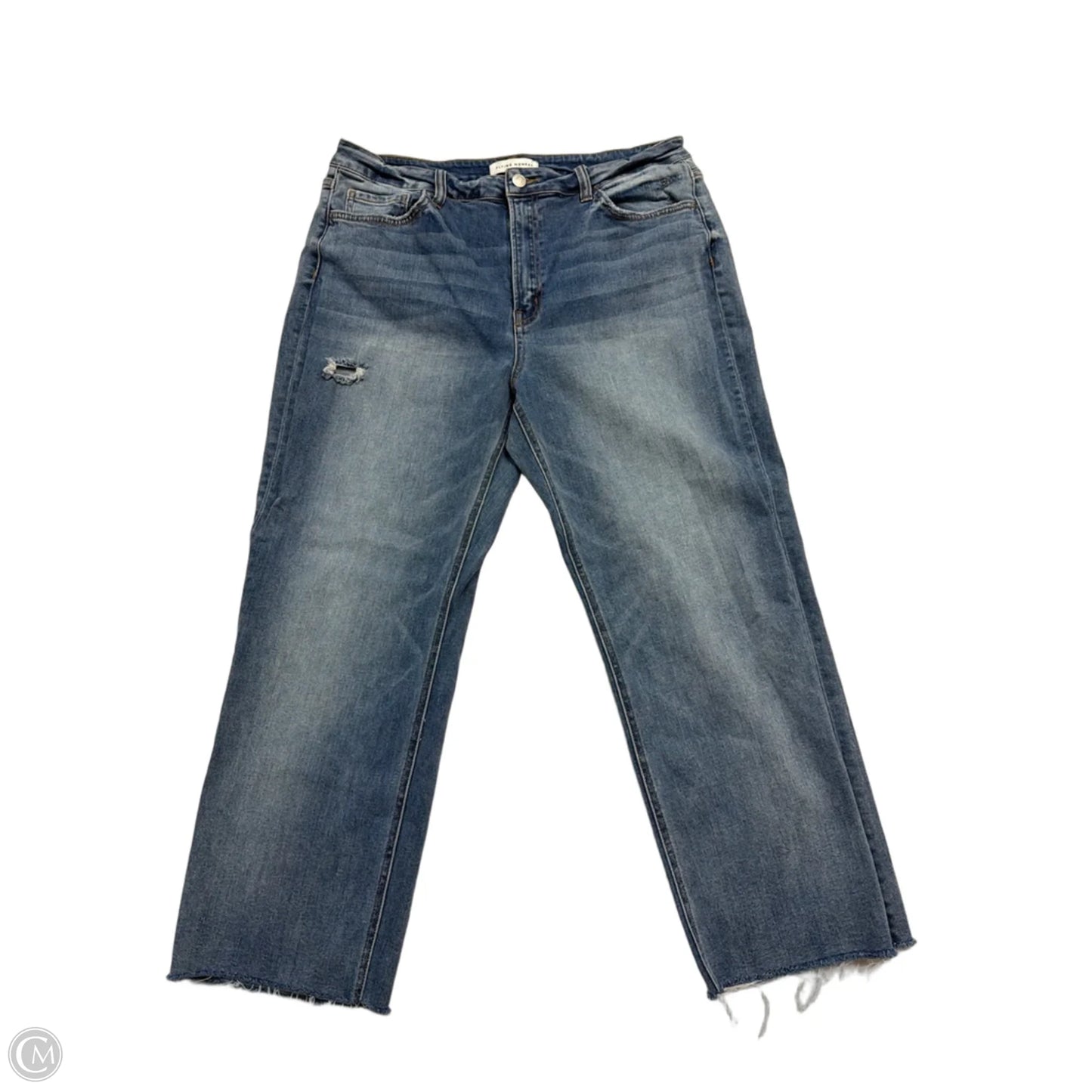 Jeans Wide Leg By Flying Monkey In Blue Denim, Size: 12