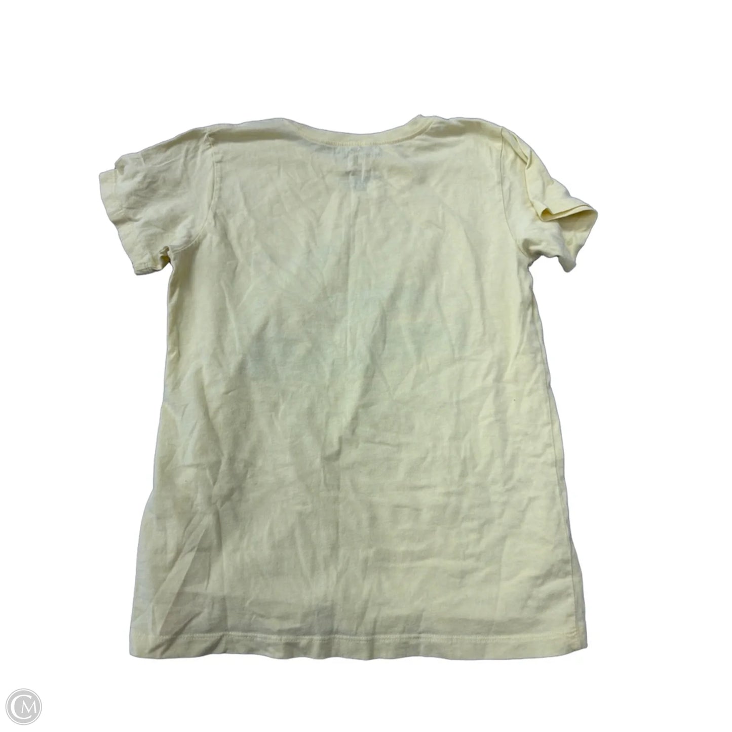 Top Short Sleeve By Desert Dreamer In Yellow, Size: M
