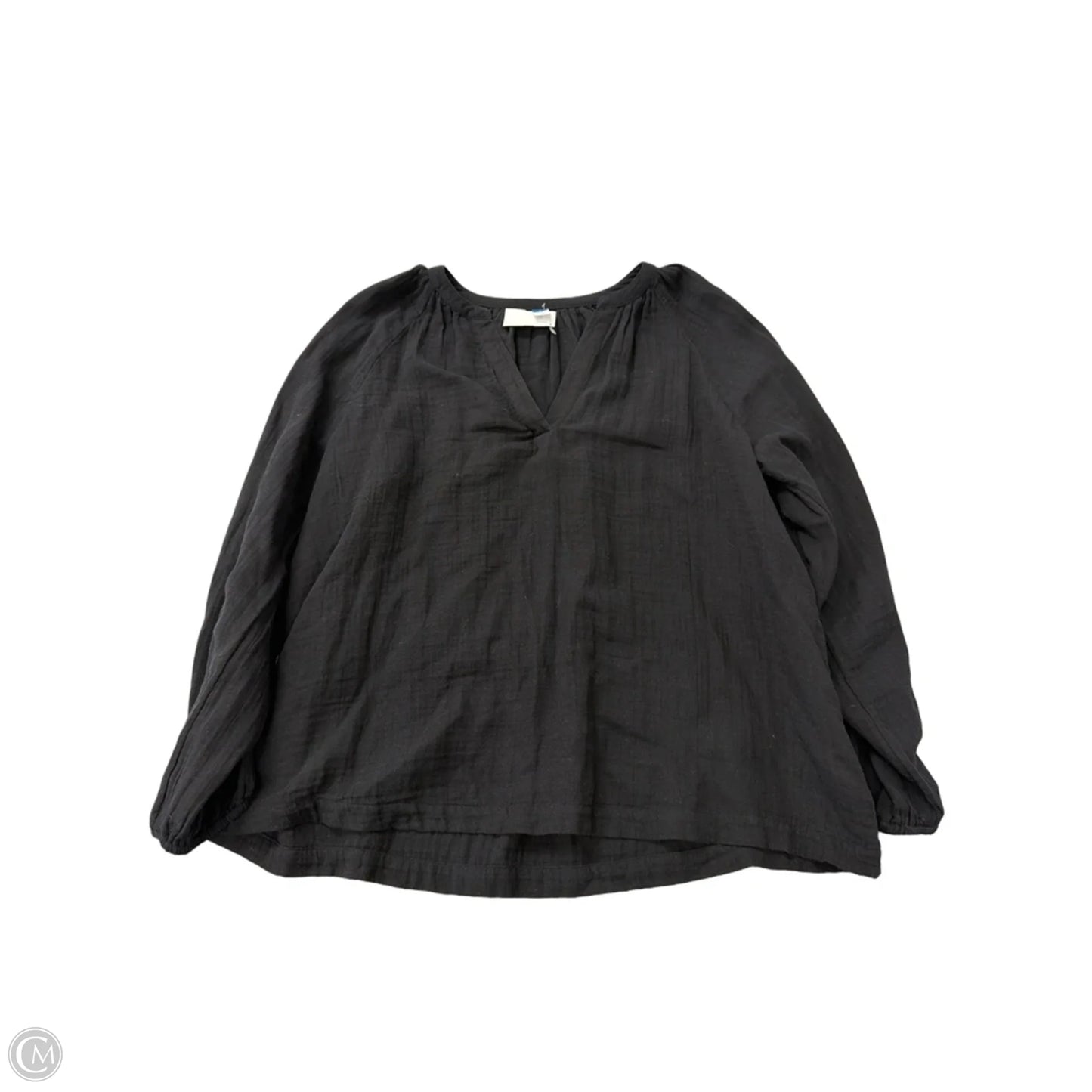 Top Long Sleeve By Old Navy In Black, Size: L
