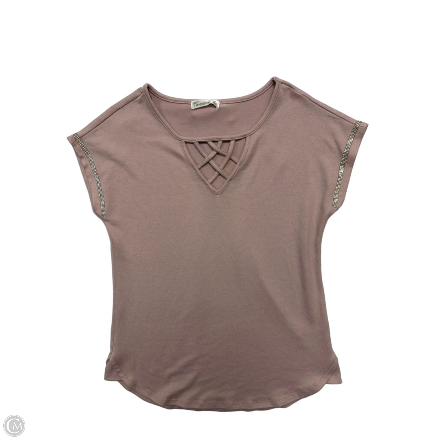 Top Short Sleeve By 89th And Madison In Purple, Size: S