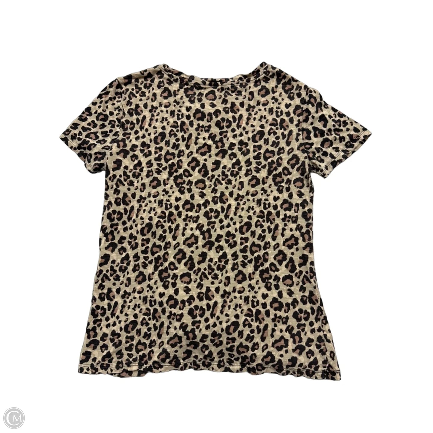 Top Short Sleeve By Maurices In Animal Print, Size: S