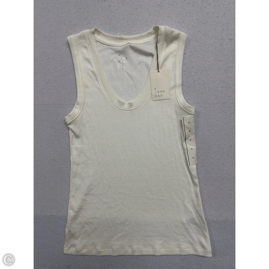 Tank Top By A New Day In Cream, Size: M