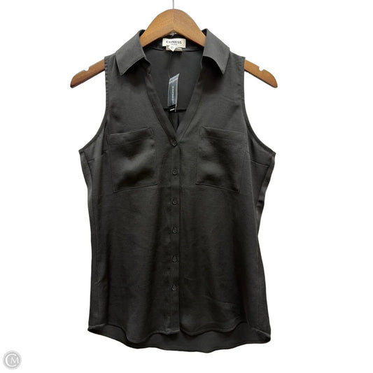 Top Sleeveless By Express In Black, Size: Xs
