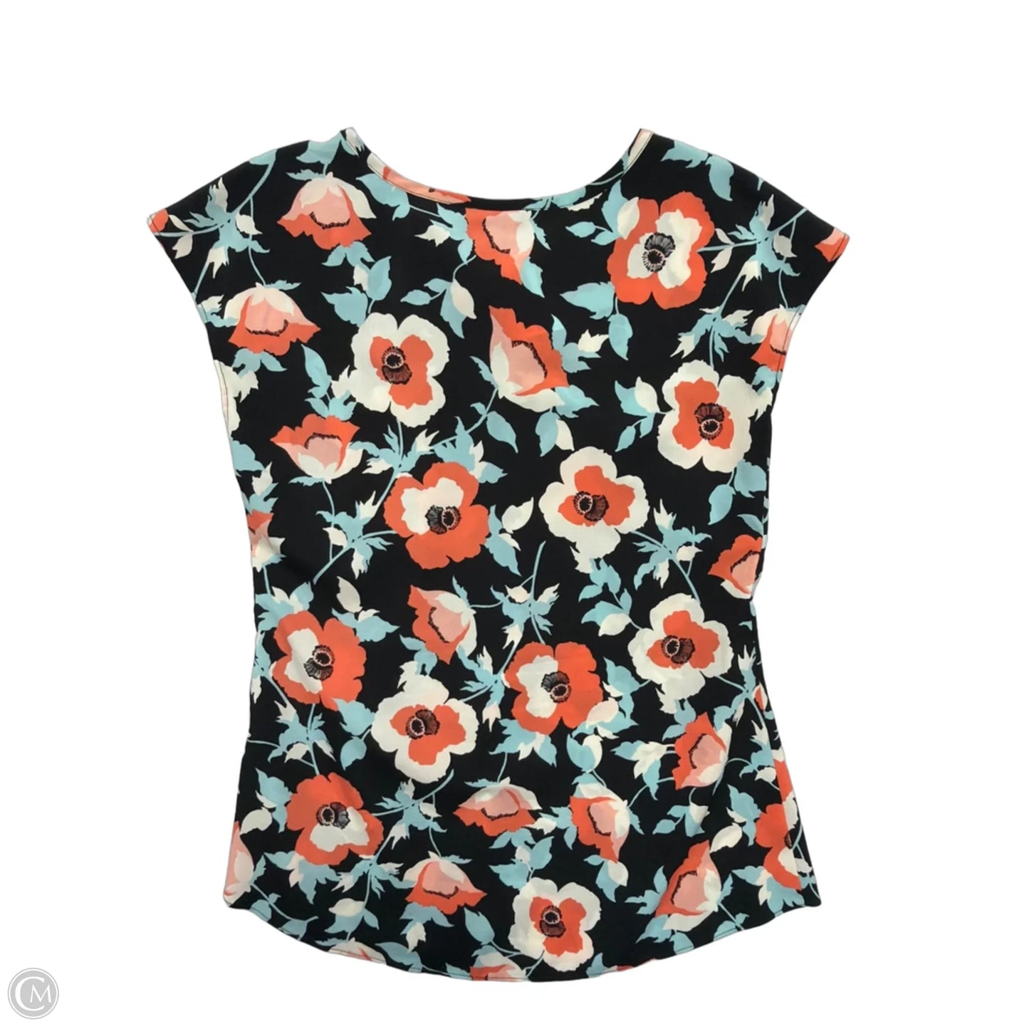 Top Sleeveless By Talbots In Floral Print, Size: L