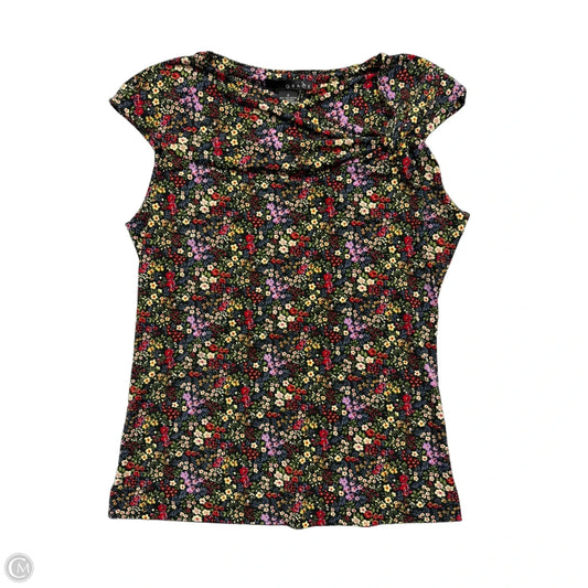Top Sleeveless By Grace In Floral Print, Size: S