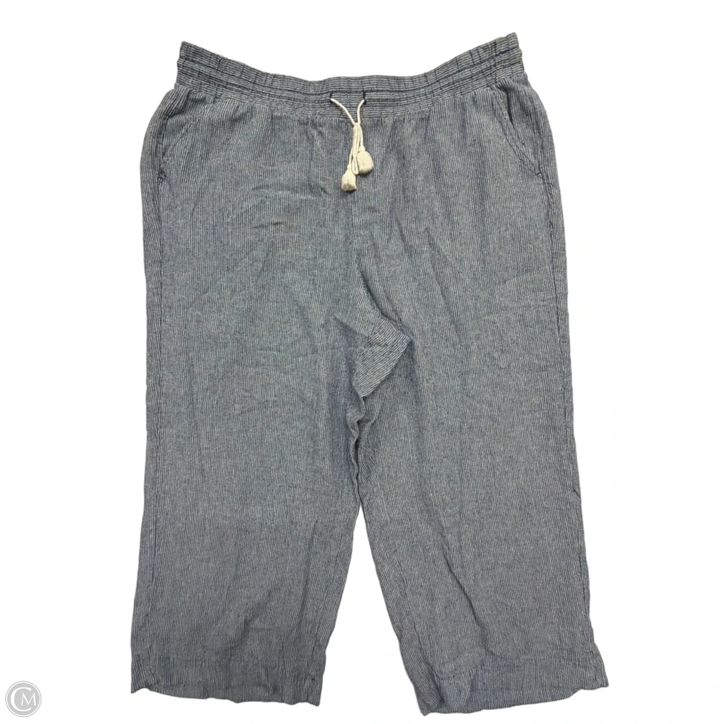 Pants Cropped By Lane Bryant In Blue, Size: 20