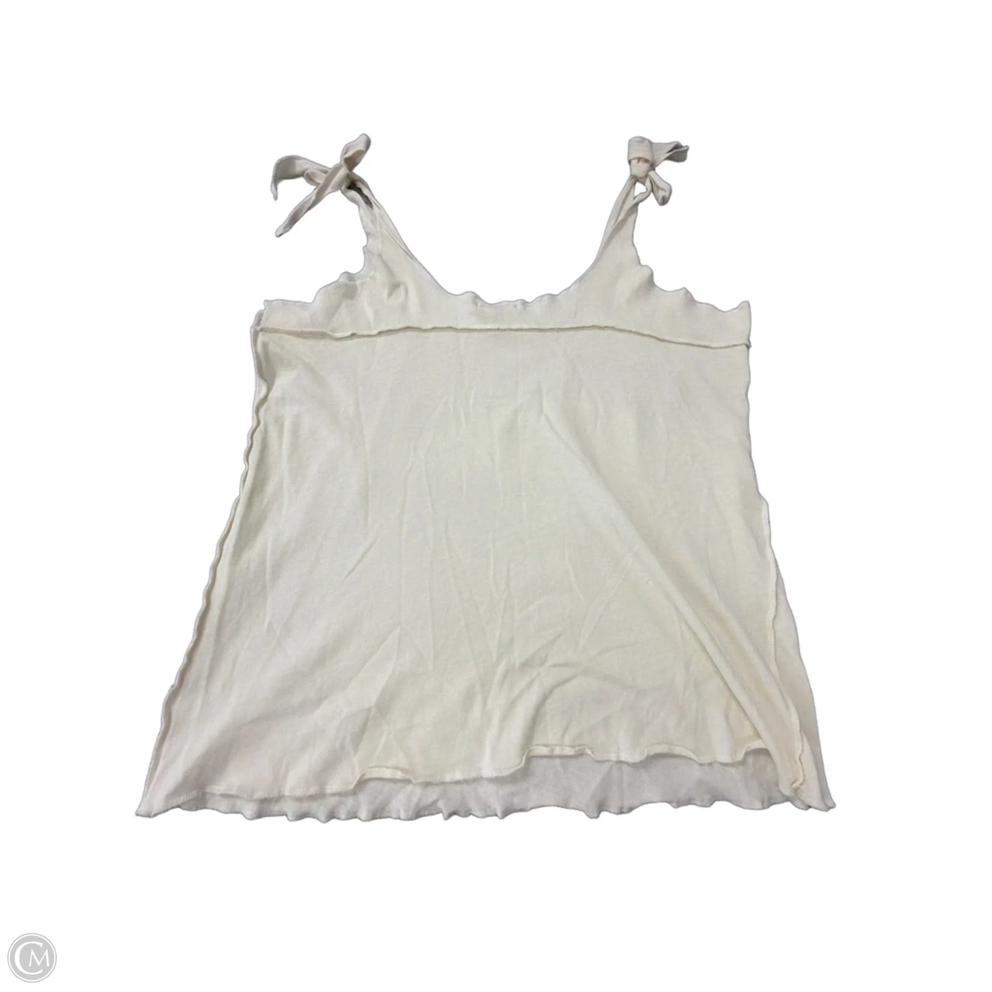 Tank Top By Clothes Mentor In Cream, Size: 3x