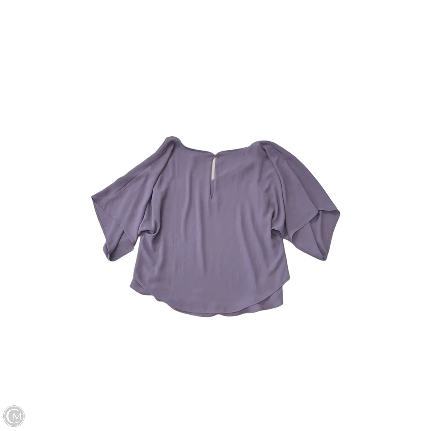 Top Short Sleeve By White House Black Market In Purple, Size: S