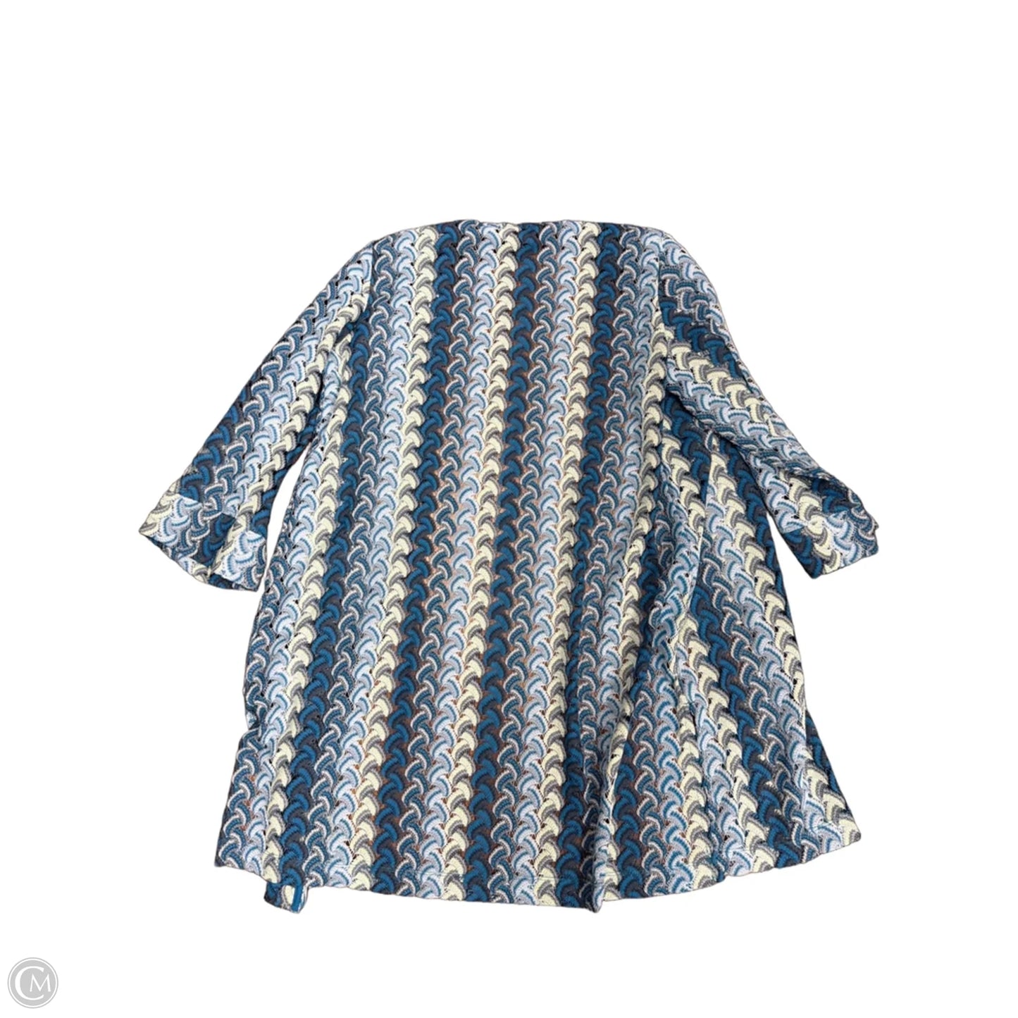 Kimono By G By Giuliana In Blue & Green, Size: L