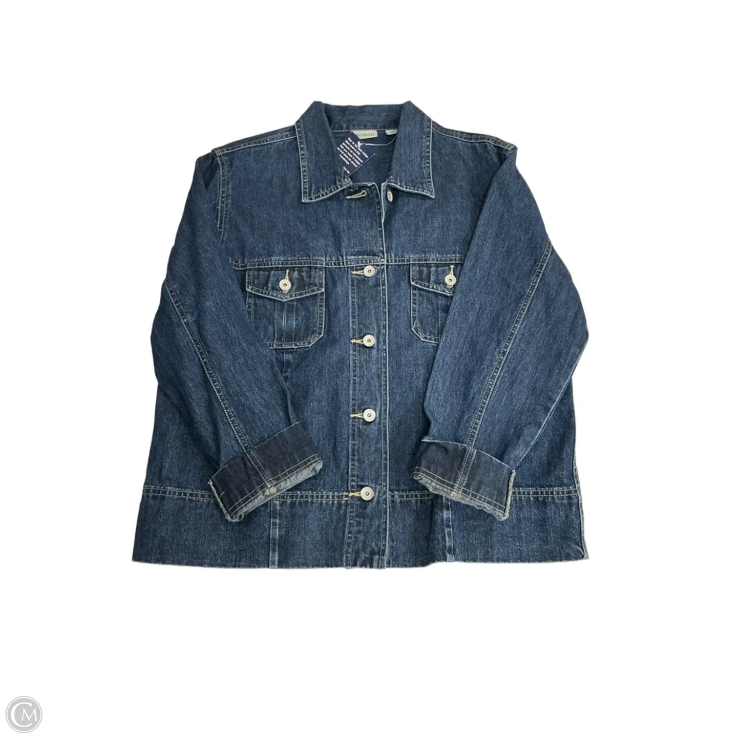 Jacket Denim By Crossroads In Blue Denim, Size: L