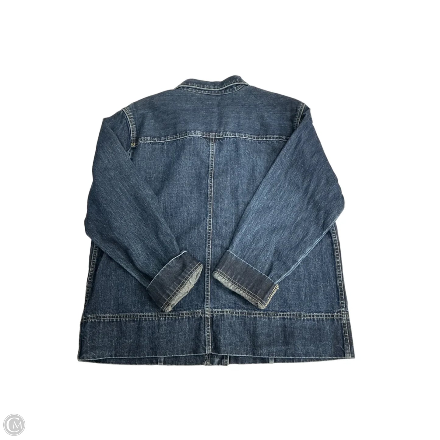 Jacket Denim By Crossroads In Blue Denim, Size: L