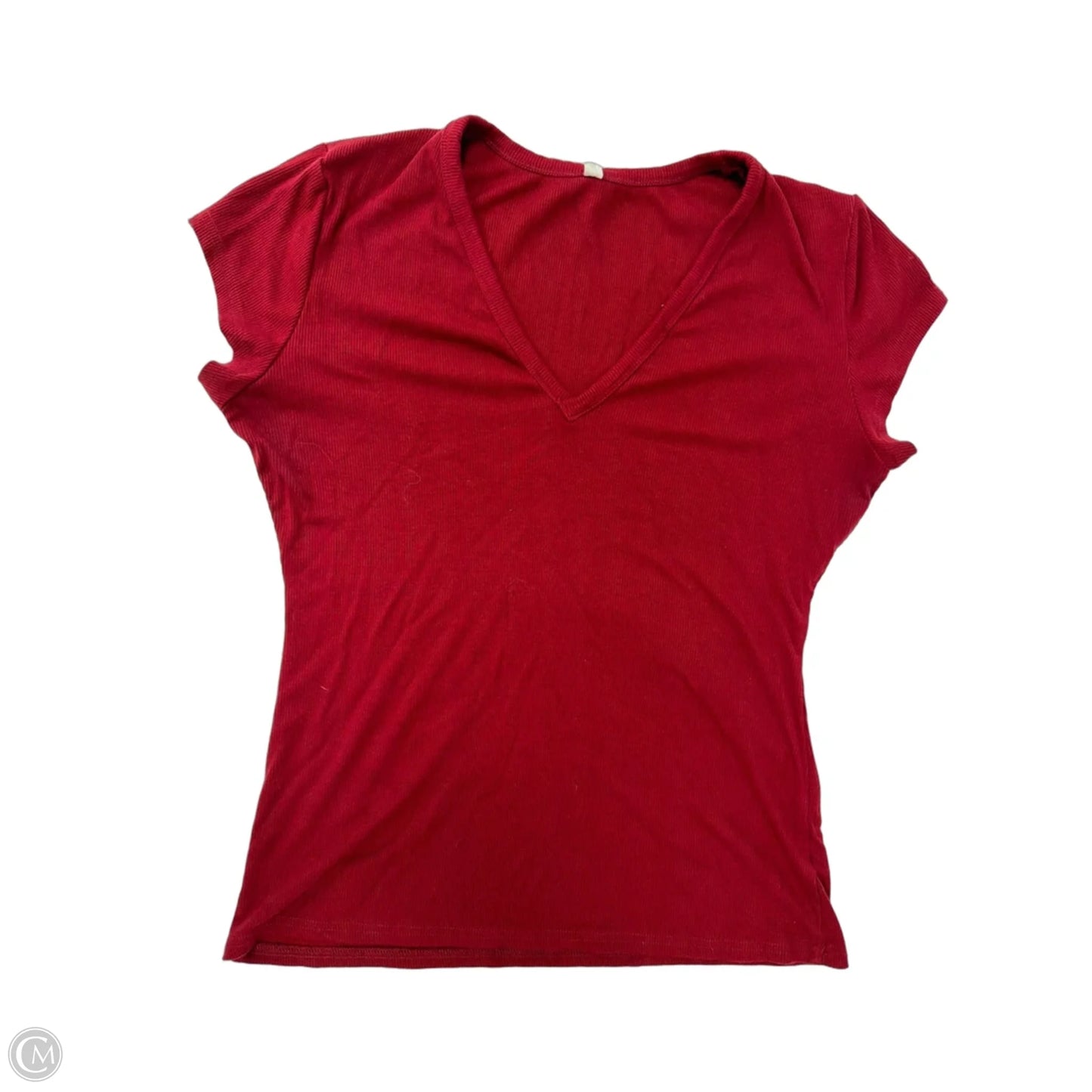 Top Short Sleeve Basic By Clothes Mentor In Red, Size: Xl