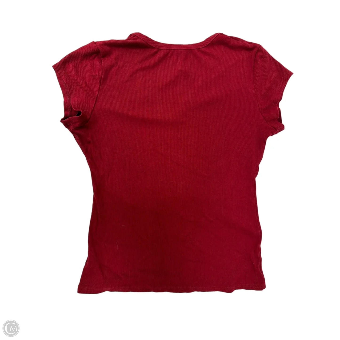 Top Short Sleeve Basic By Clothes Mentor In Red, Size: Xl