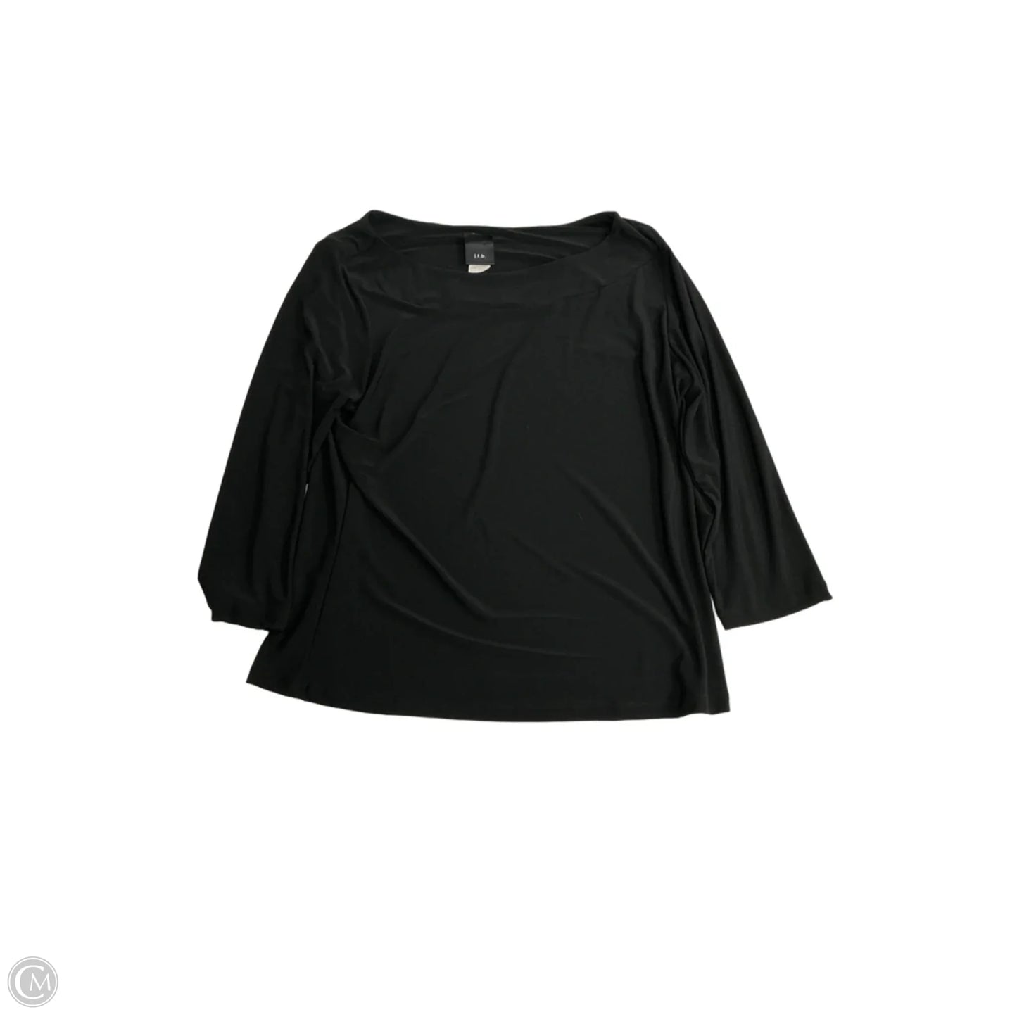 Top 3/4 Sleeve By Jtb In Black, Size: Xl