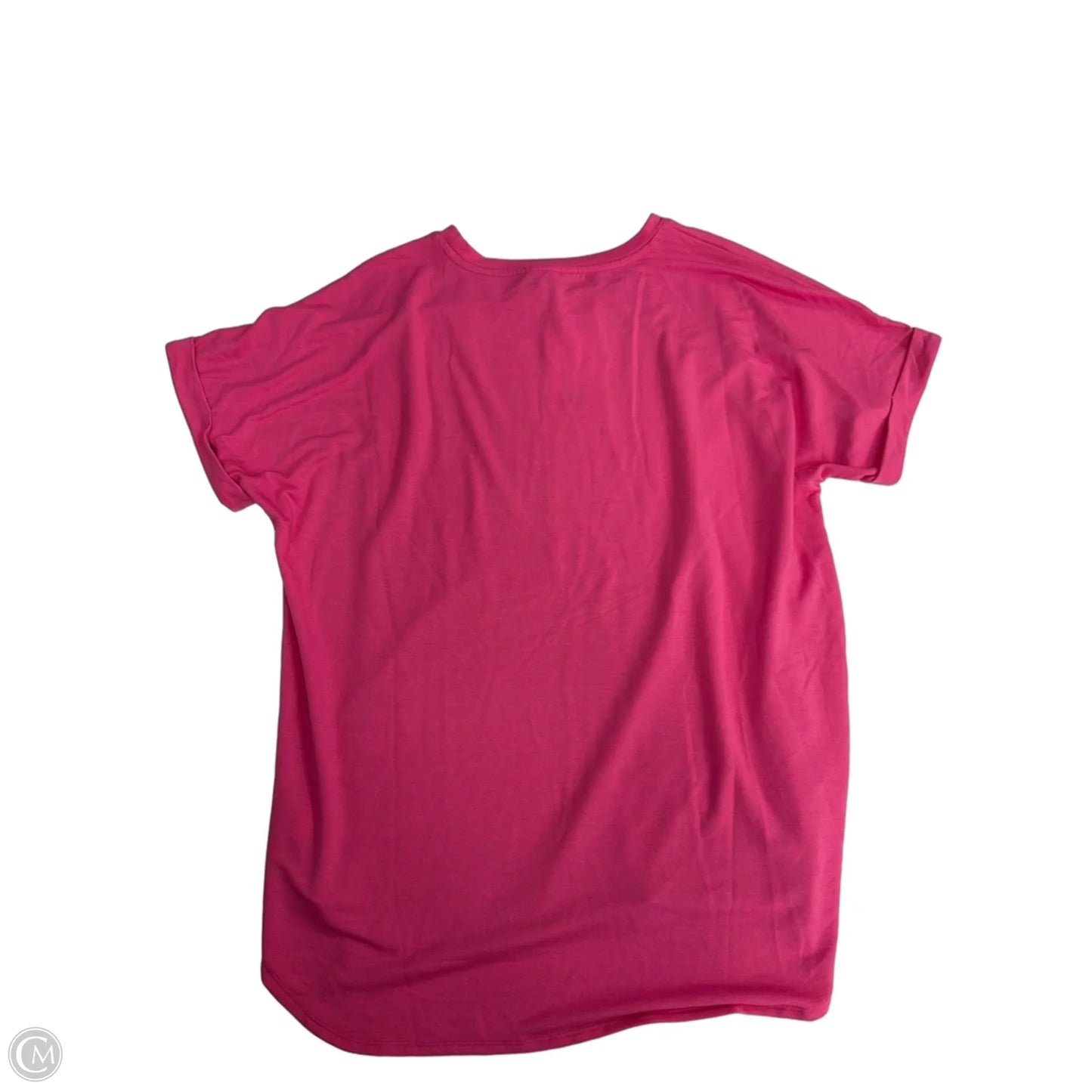 Top Short Sleeve Basic By Crown And Ivy In Pink, Size: Xl
