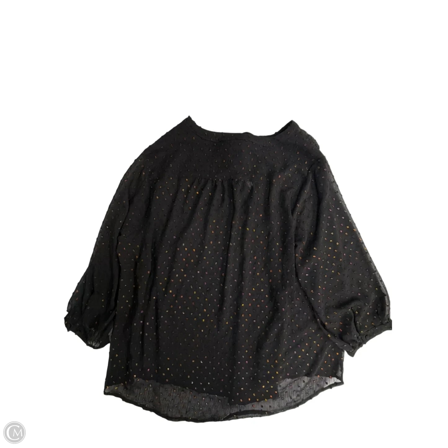 Top Long Sleeve By Torrid In Black, Size: 3x