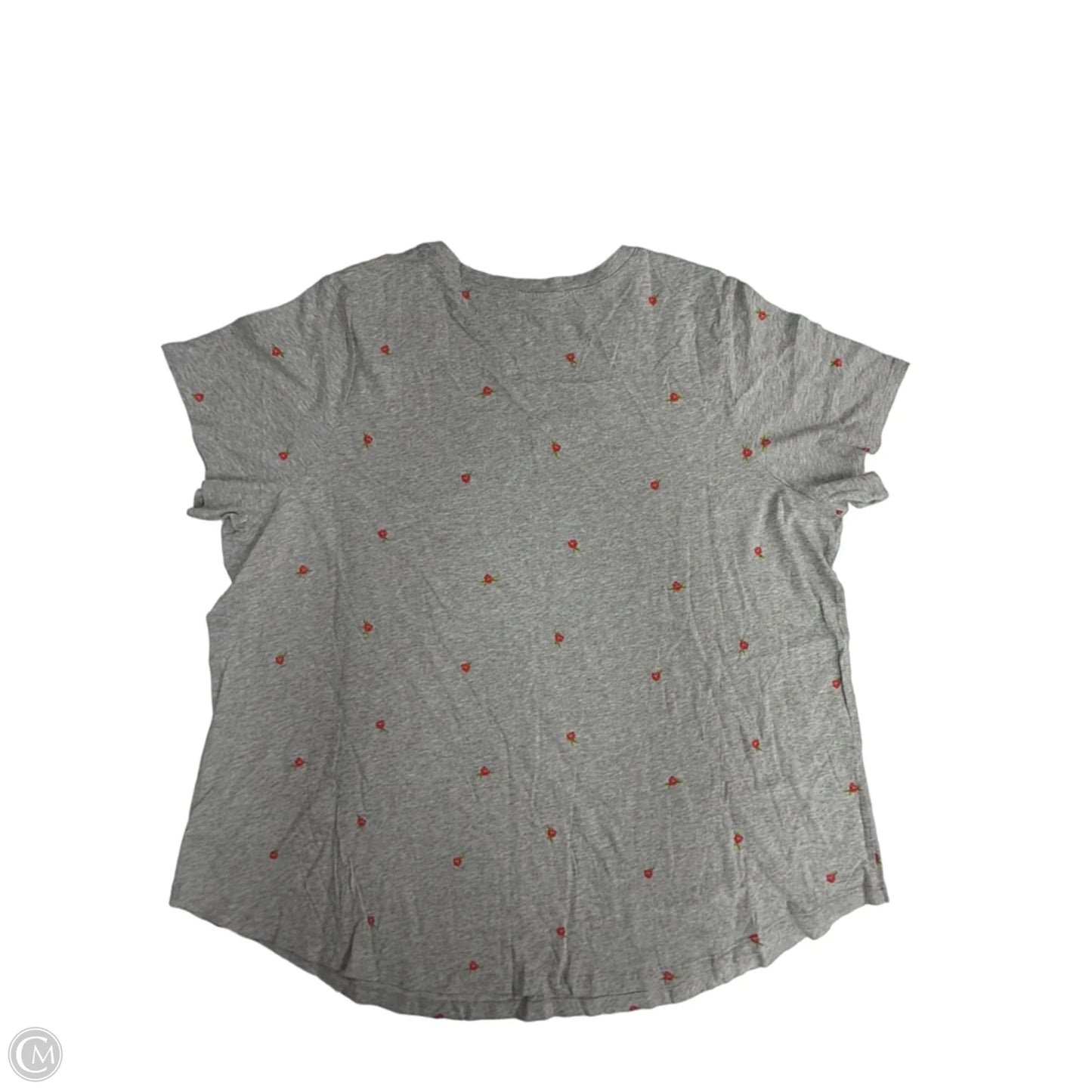 Top Short Sleeve By Old Navy In Grey, Size: 3x
