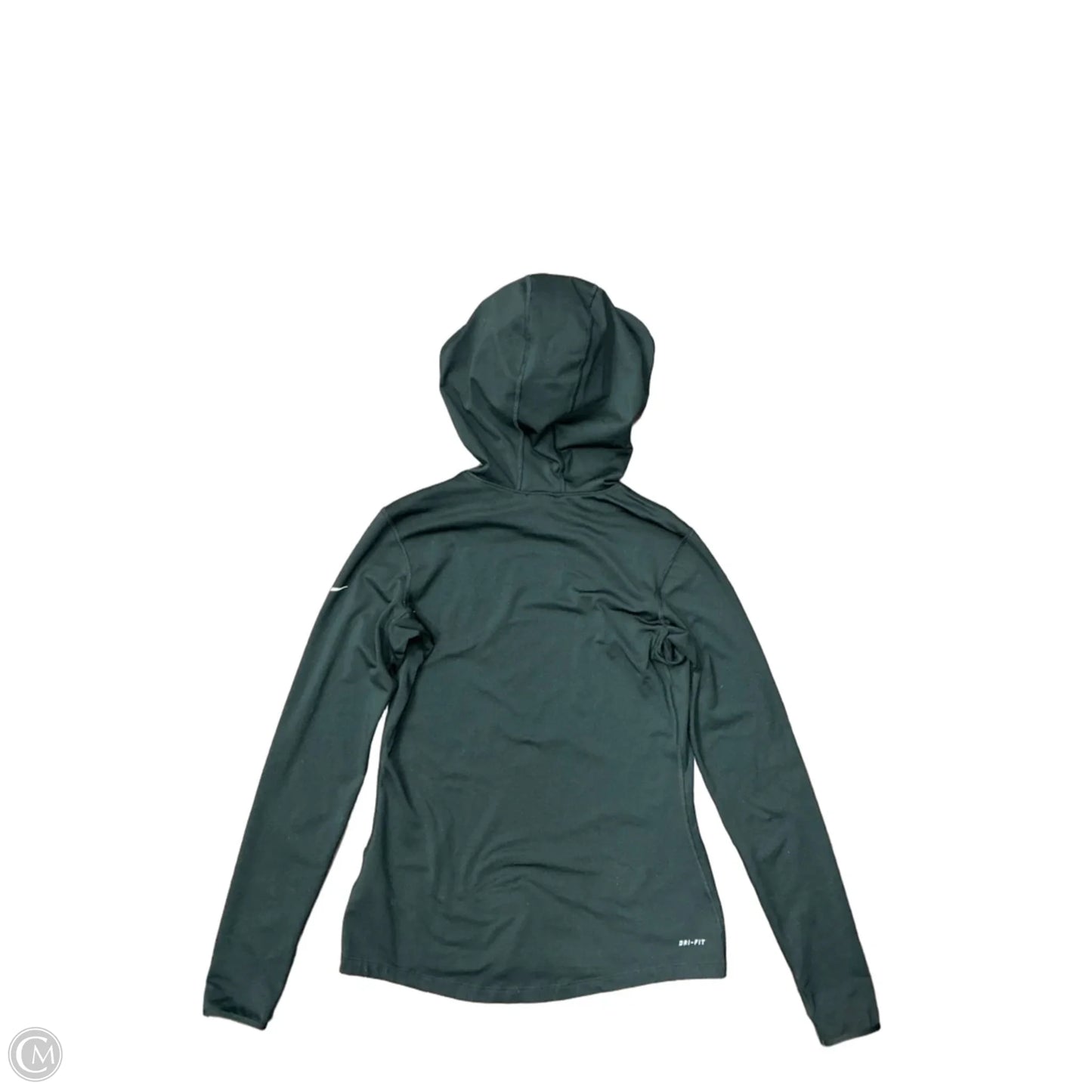 Athletic Top Long Sleeve Hoodie By Nike Apparel In Black, Size: M