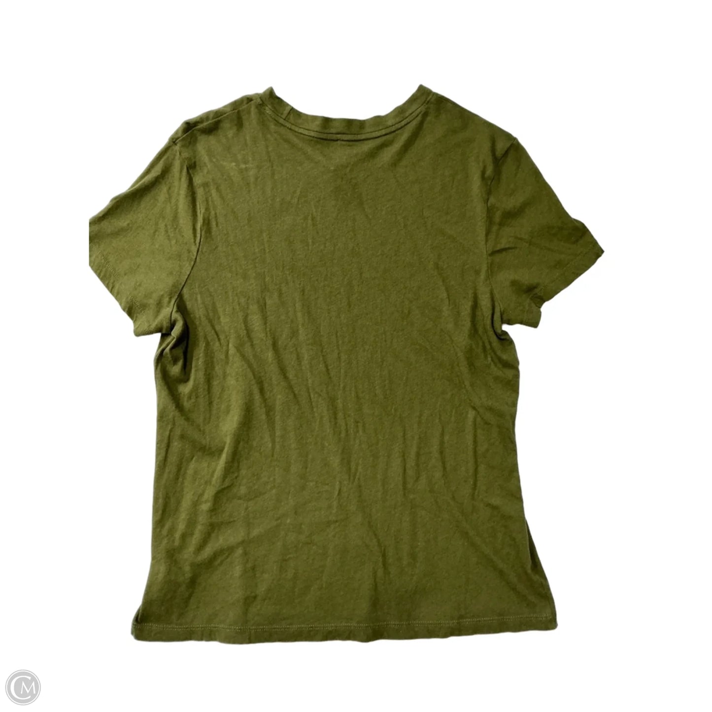 Top Short Sleeve Basic By A New Day In Green, Size: M