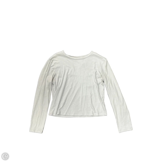 Top Long Sleeve Basic By Wild Fable In Grey, Size: M