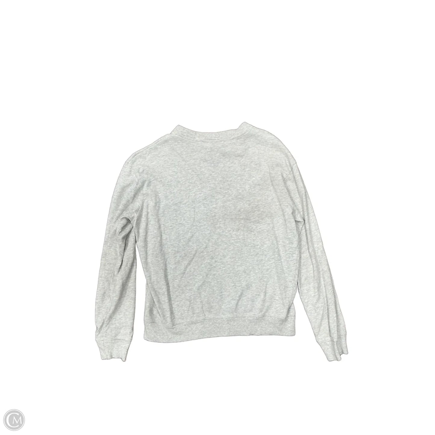 Top Long Sleeve By Nike Apparel In Grey, Size: S