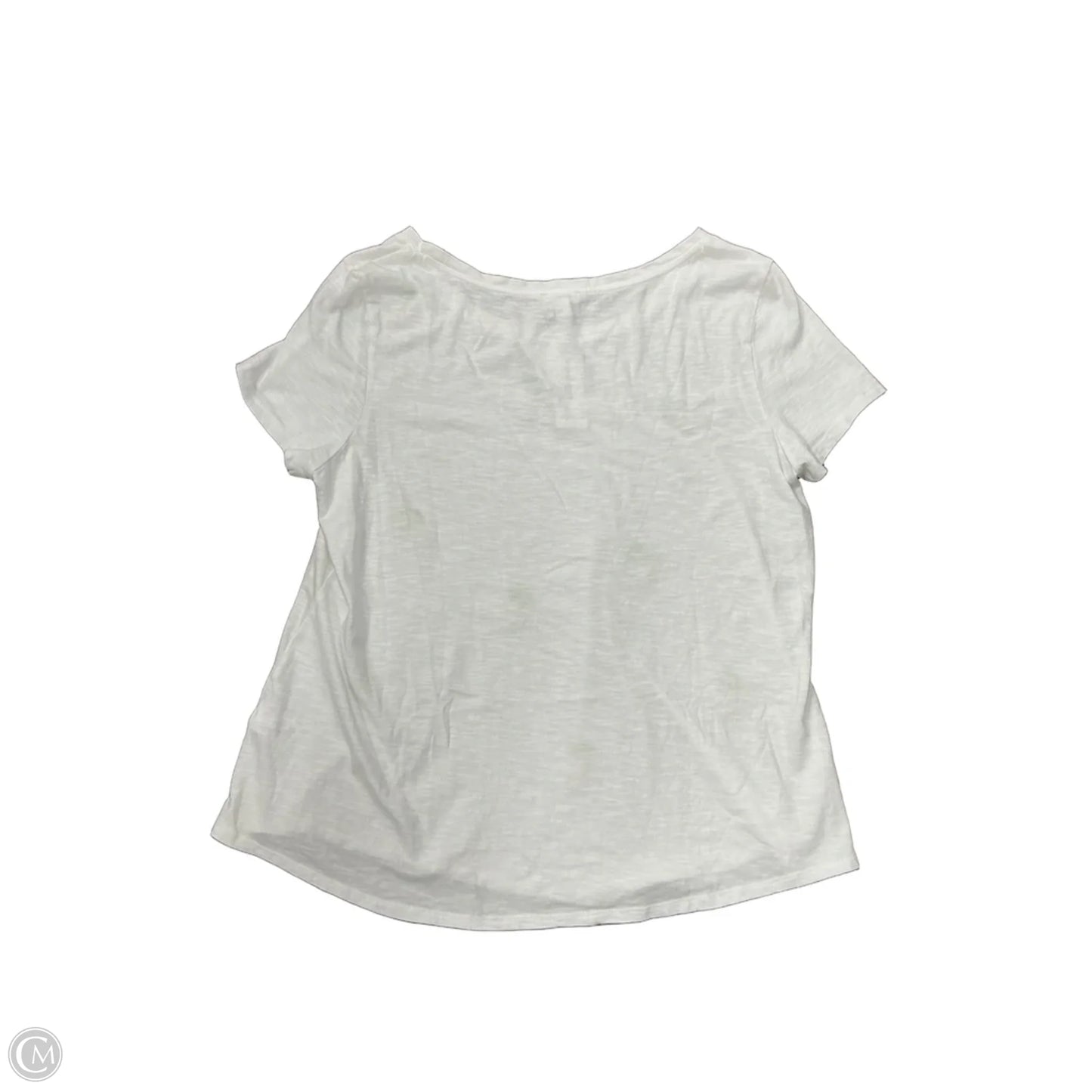 Top Short Sleeve By Westport In White, Size: Xl