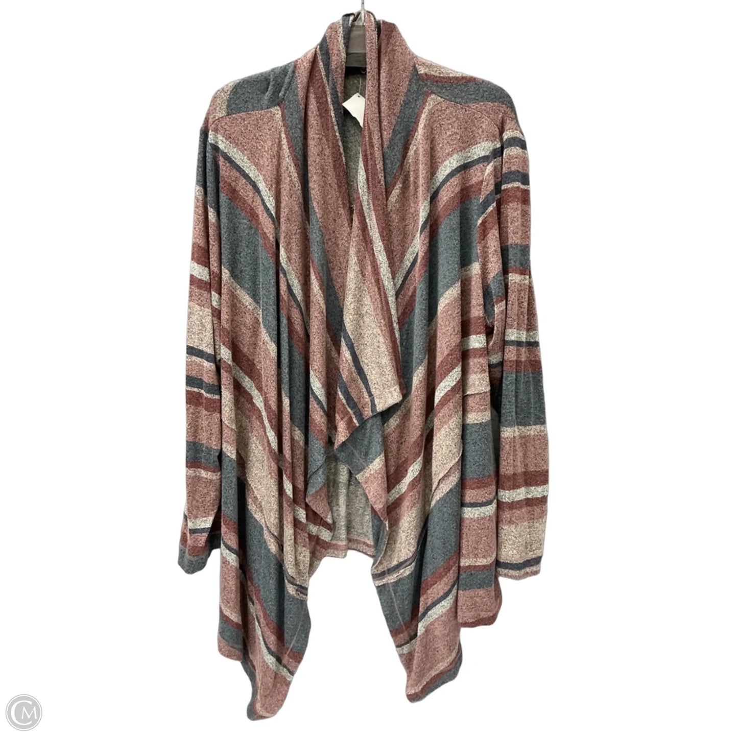 Cardigan By Maurices In Striped Pattern, Size: 2x