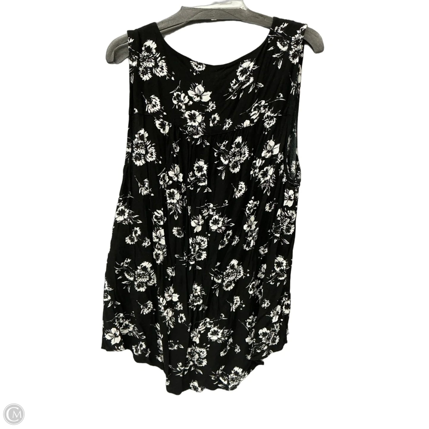 Top Sleeveless By Torrid In Black & White, Size: 3x