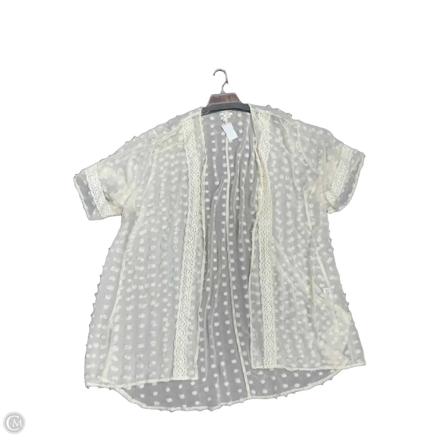 Kimono By Maurices In Cream, Size: 2x
