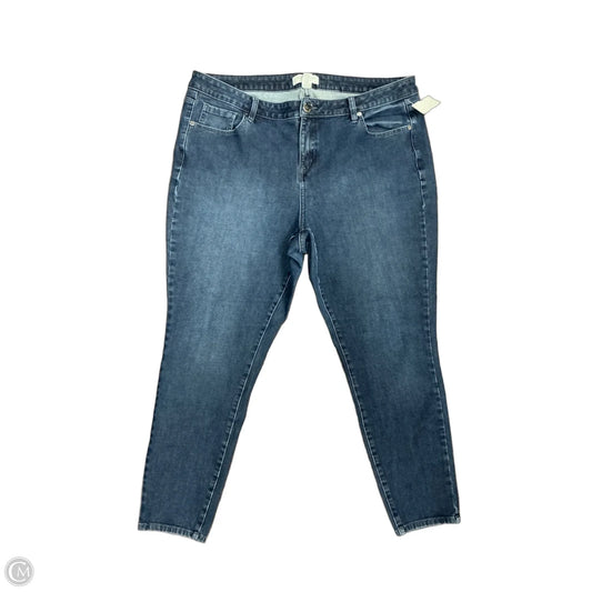Jeans Skinny By Lane Bryant In Blue Denim, Size: 20