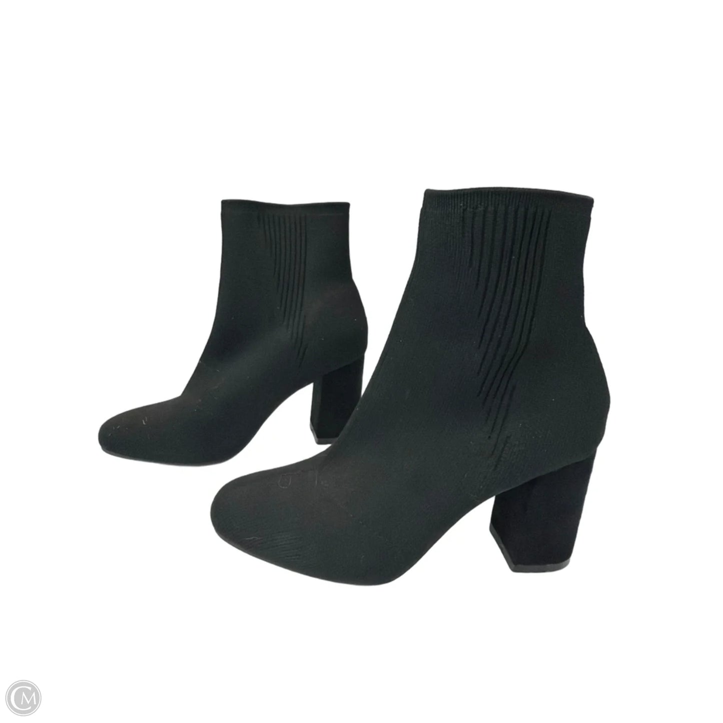 Boots Ankle Heels By Mia In Black, Size: 6