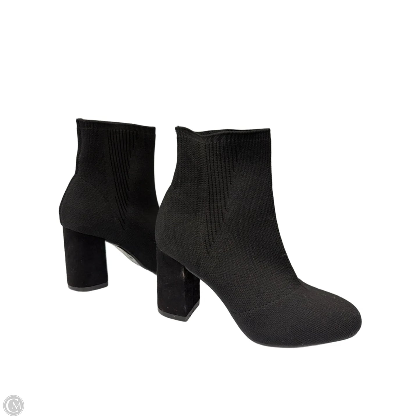 Boots Ankle Heels By Mia In Black, Size: 6