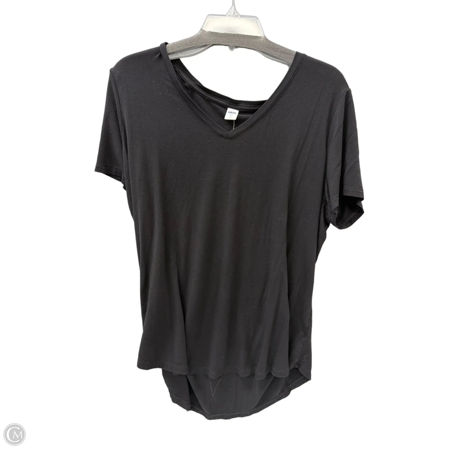 Top Short Sleeve Basic By Old Navy In Black, Size: L