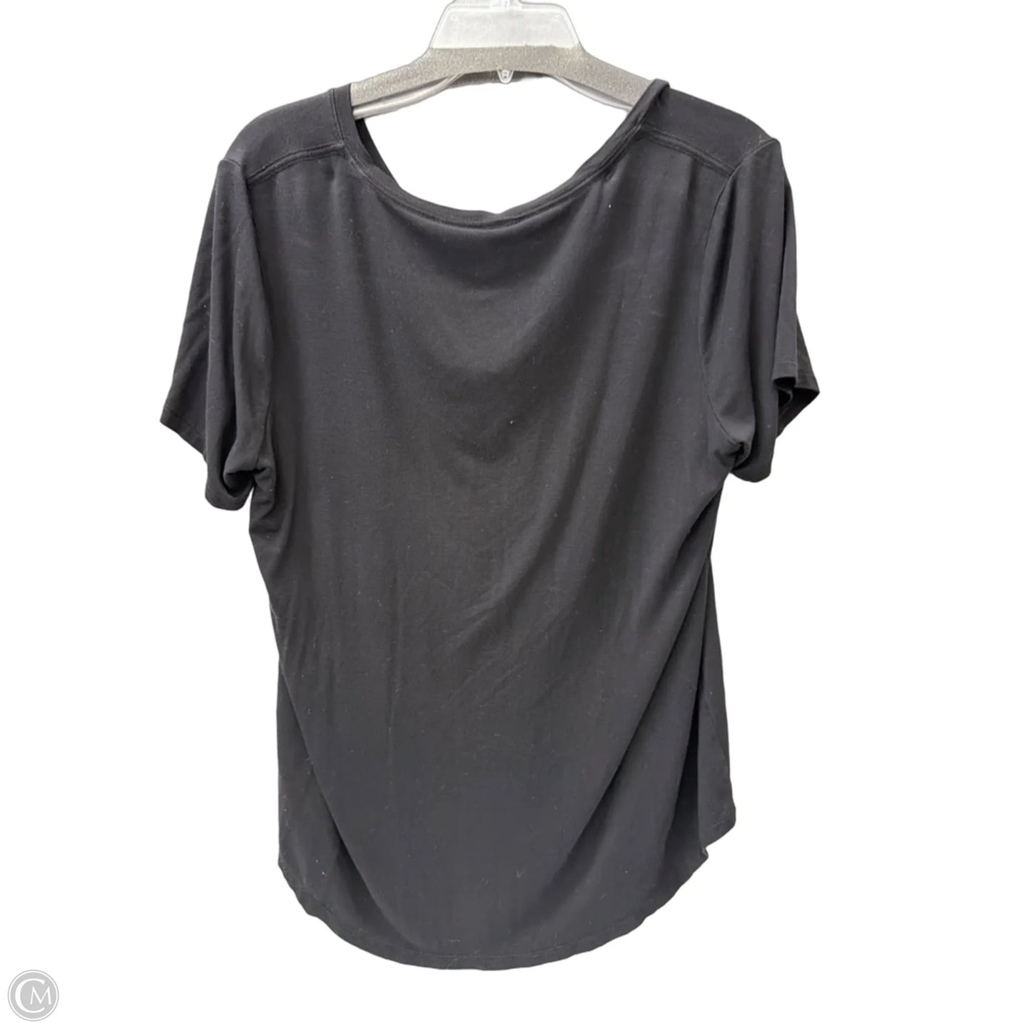Top Short Sleeve Basic By Old Navy In Black, Size: L