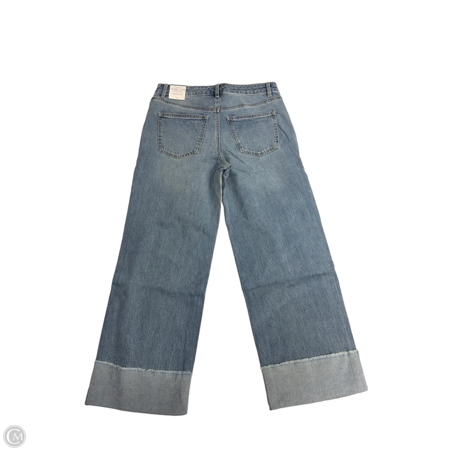 Jeans Straight By Talbots In Blue Denim, Size: 4
