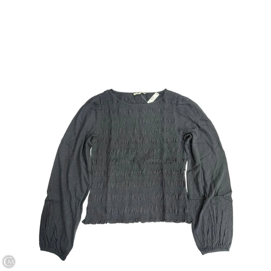 Top Long Sleeve By Madewell In Black, Size: M